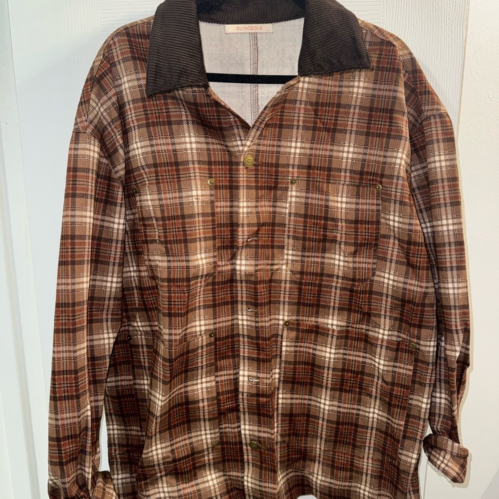 Brown Plaid Jacket